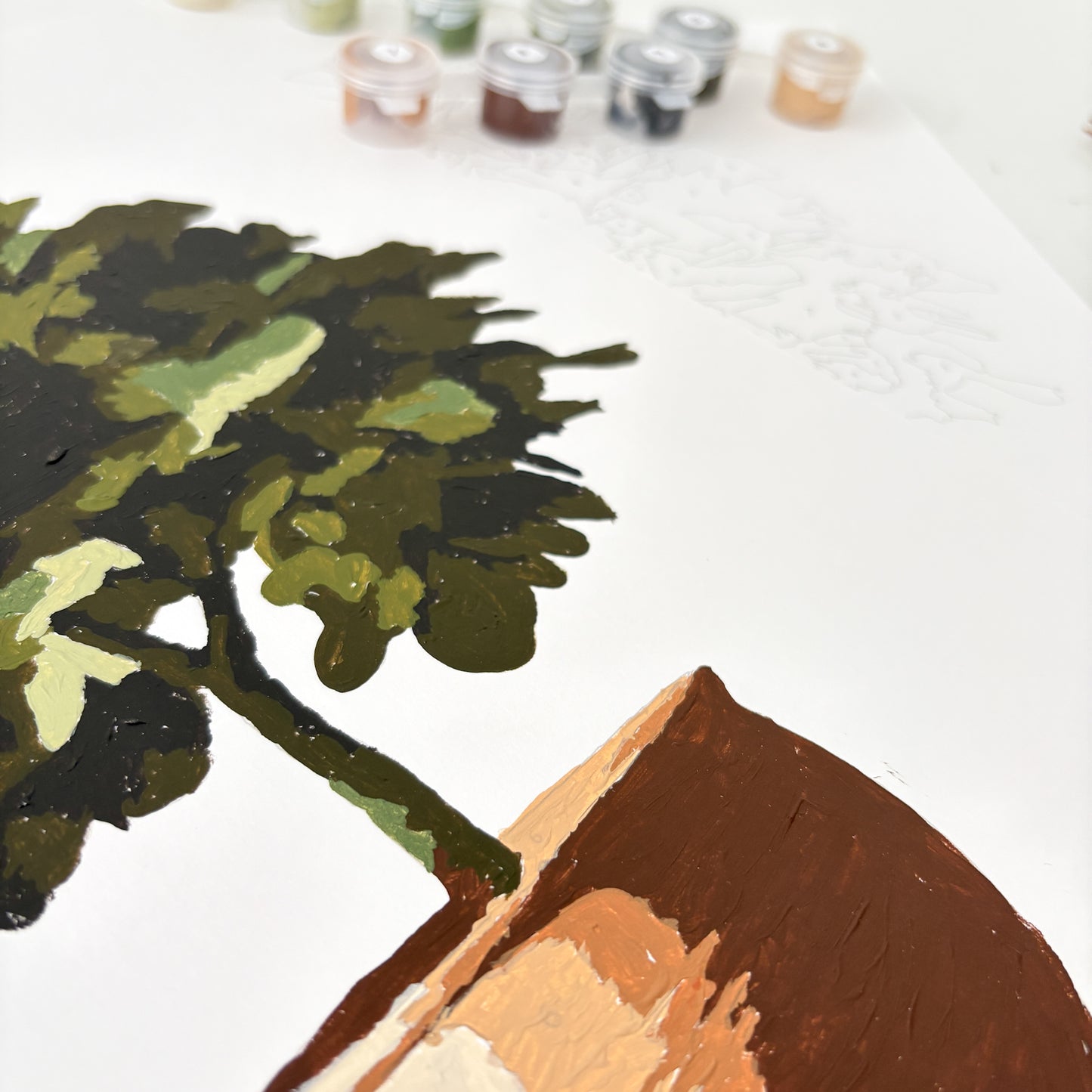 Potted Tree Paint By Number Kit