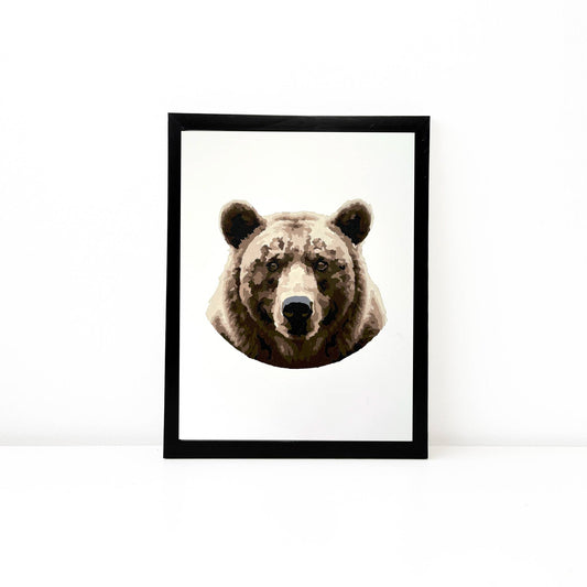 Bear Paint By Number Kit