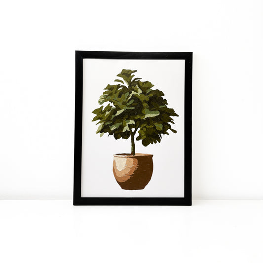 Potted Tree Paint By Number Kit