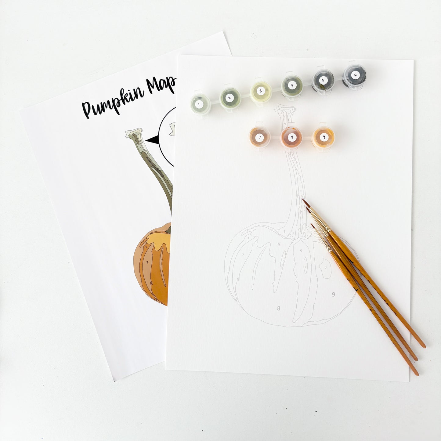 Pumpkin Trio Paint By Number Kit