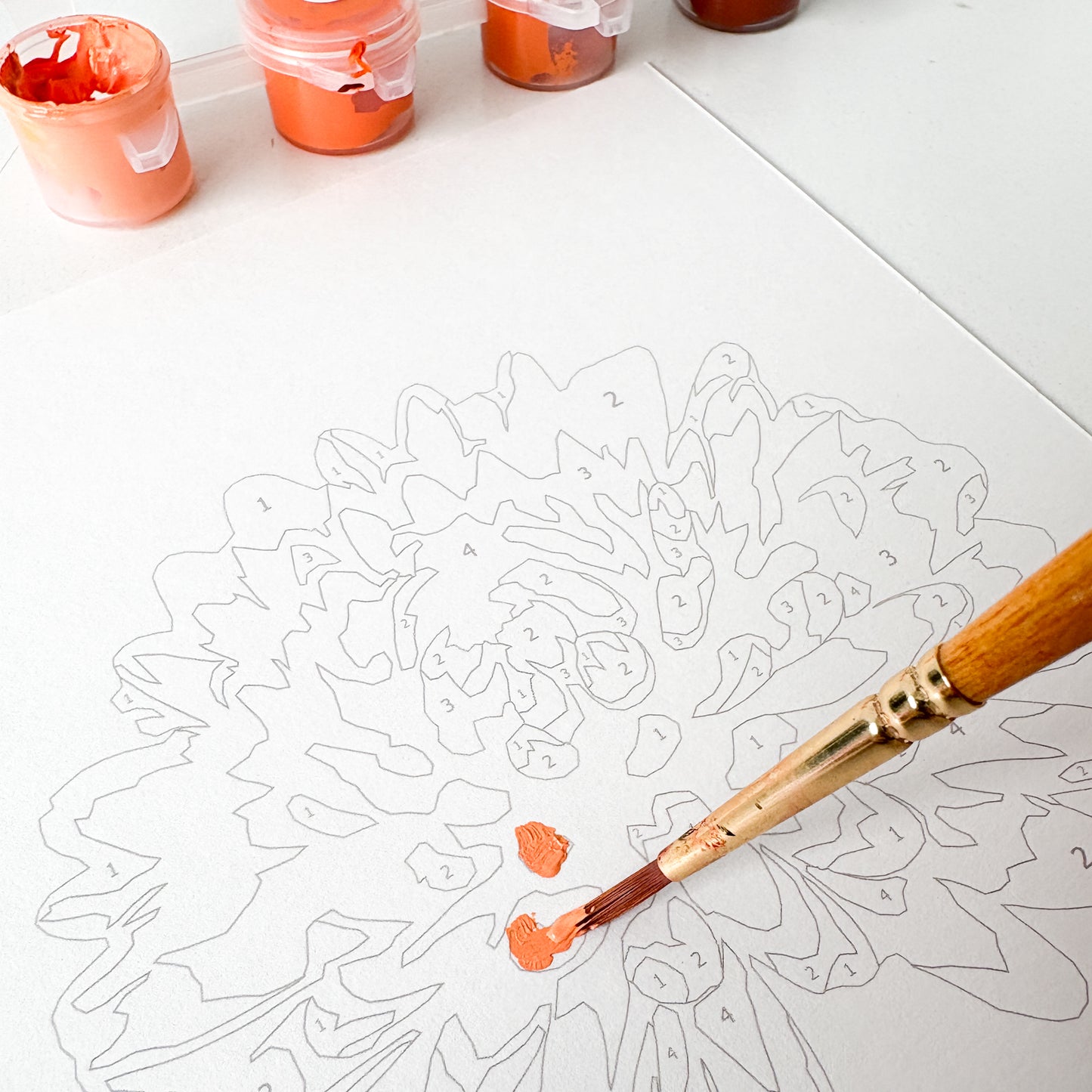 Mums Trio Mini Paint By Number Kit